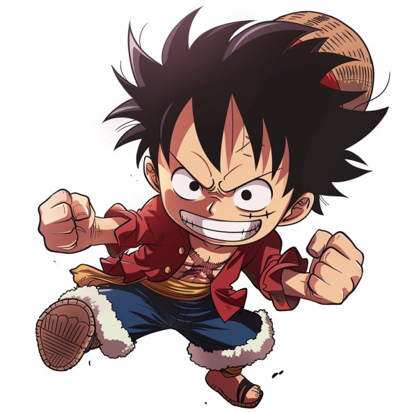 Luffy chibi ngầu 12