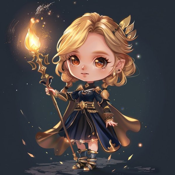 Hình ảnh Lux chibi làm avatar, hình nền điện thoại 1