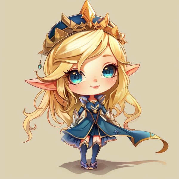 Hình ảnh Lux chibi làm avatar, hình nền điện thoại 18