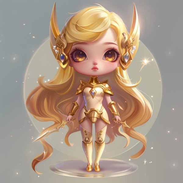 Hình ảnh Lux chibi làm avatar, hình nền điện thoại 2