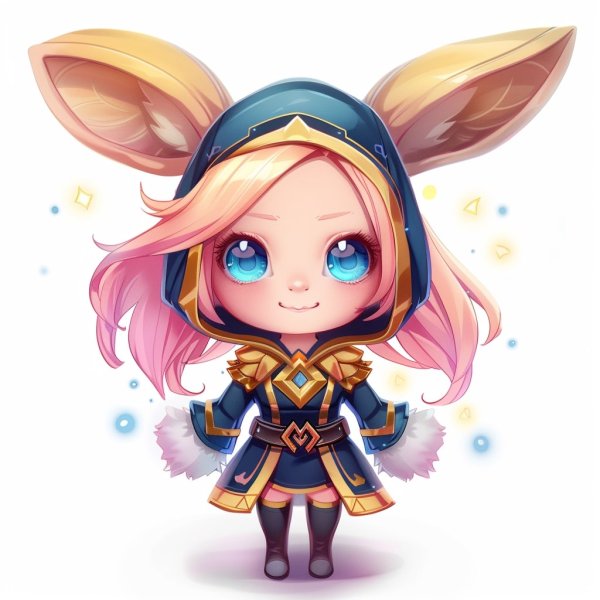 Hình ảnh Lux chibi làm avatar, hình nền điện thoại 24