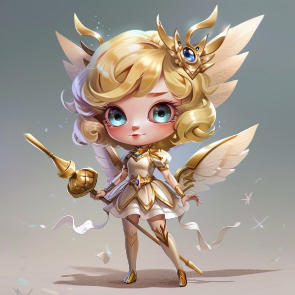 Hình ảnh Lux chibi làm avatar, hình nền điện thoại 6