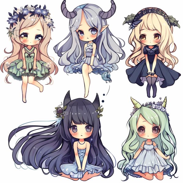 Quần áo chibi cute 4