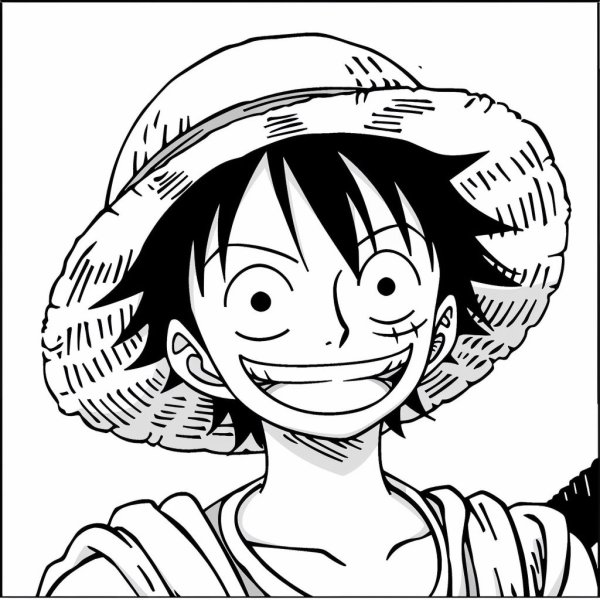 Tranh tô màu Luffy 2