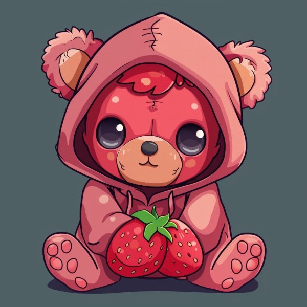 Gấu dâu chibi 13