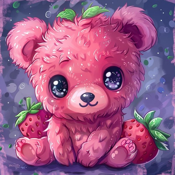 Gấu dâu chibi 21