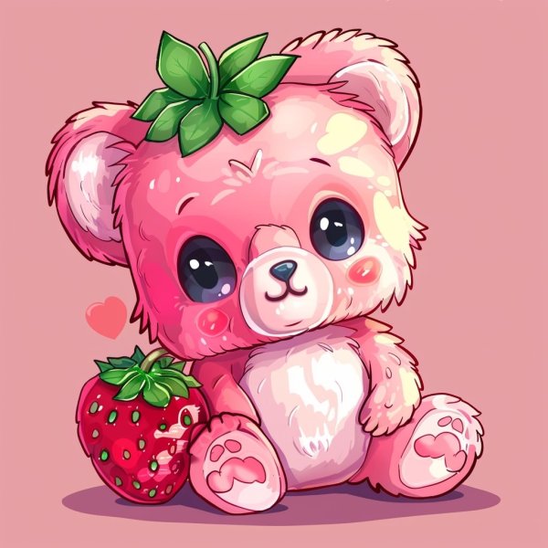 Gấu dâu chibi 22