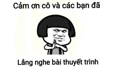 Meme cảm ơn thuyết trình 4