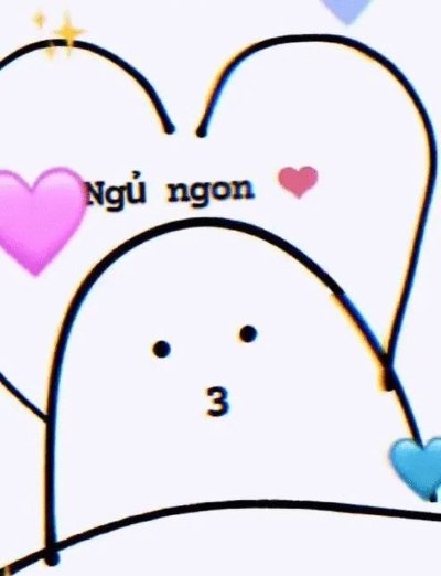 Meme chúc ngủ ngon cute 3