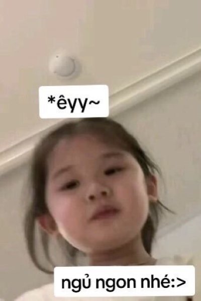 Meme chúc ngủ ngon cute 7