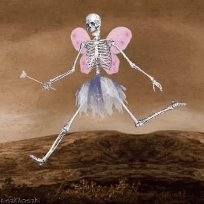 Meme dancing skeleton 2