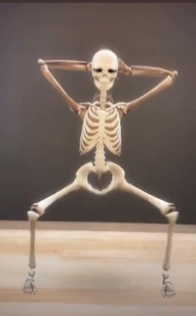 Meme dancing skeleton 3