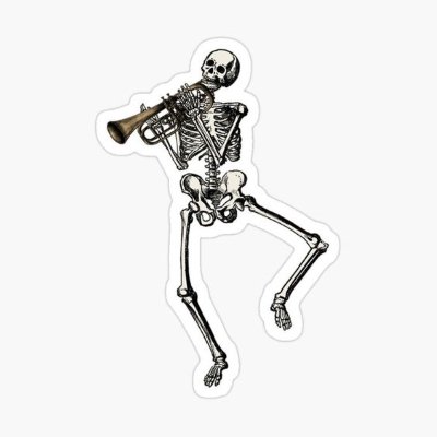 Meme dancing skeleton 5