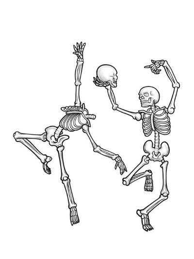 Meme dancing skeleton 7