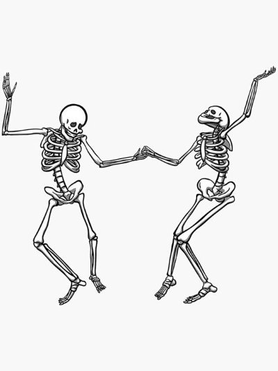 Meme dancing skeleton 8