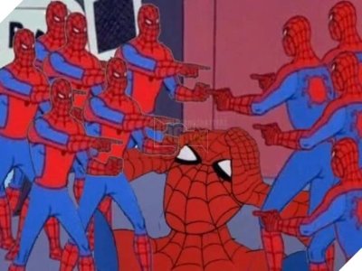 Meme Spider-Man chỉ nhau 5