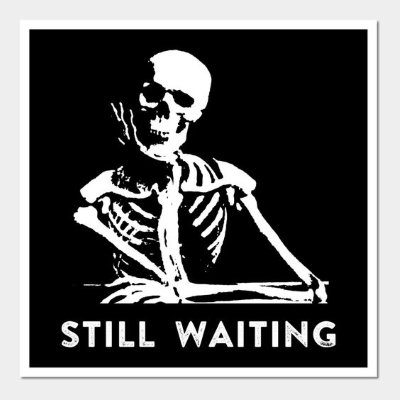 Meme waiting skeleton 1