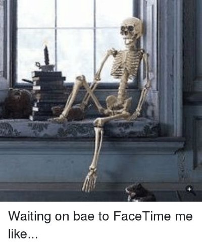 Meme waiting skeleton 10