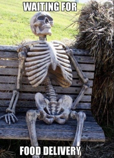 Meme waiting skeleton 3