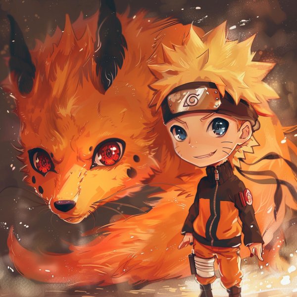 Naruto chibi cửu vĩ 10