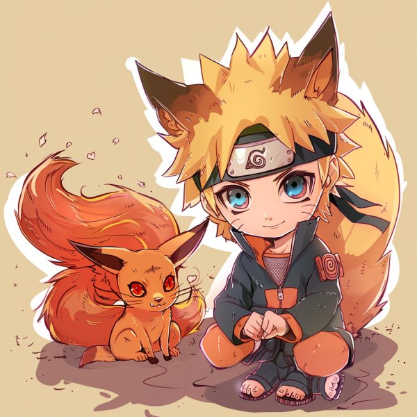 Naruto chibi cửu vĩ 12