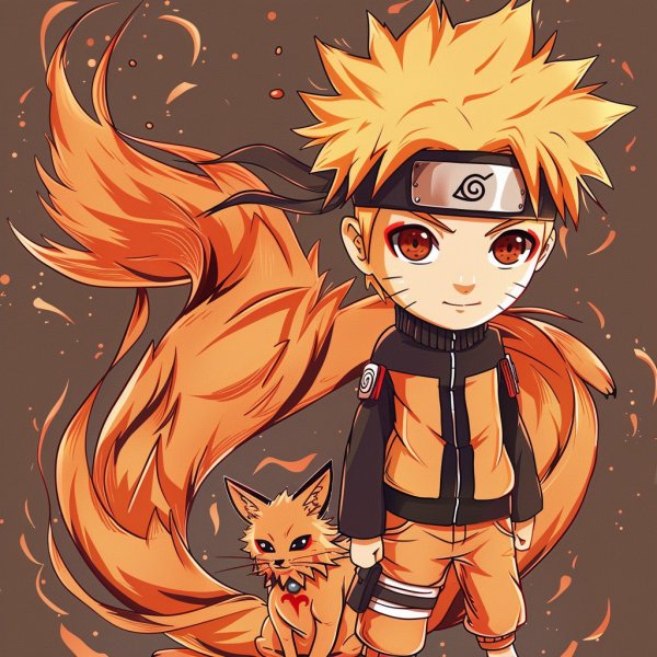 Naruto chibi cửu vĩ 13