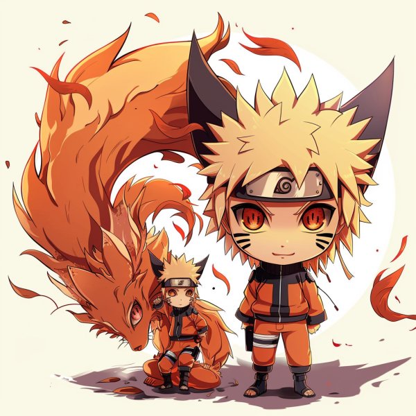 Naruto chibi cửu vĩ 5