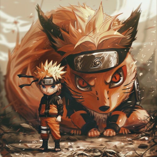 Naruto chibi cửu vĩ 6