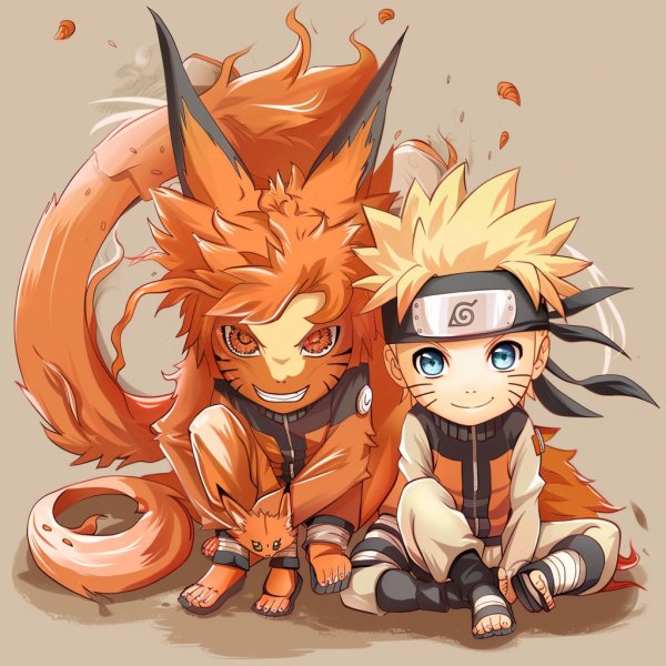 Naruto chibi cửu vĩ 7