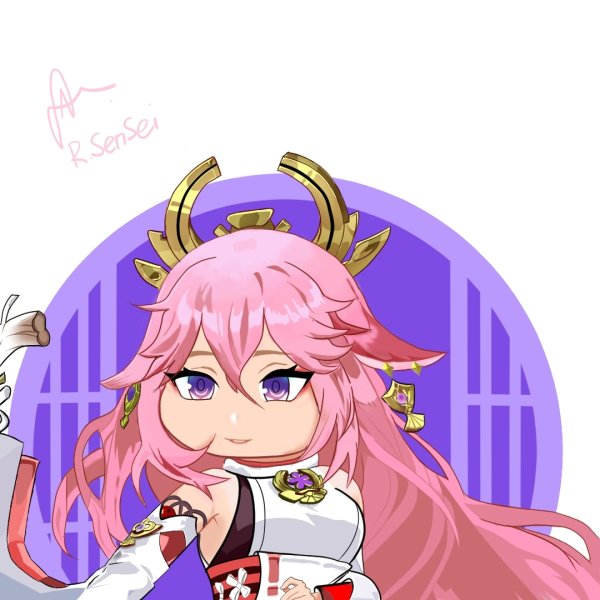 Yae Miko chibi 12