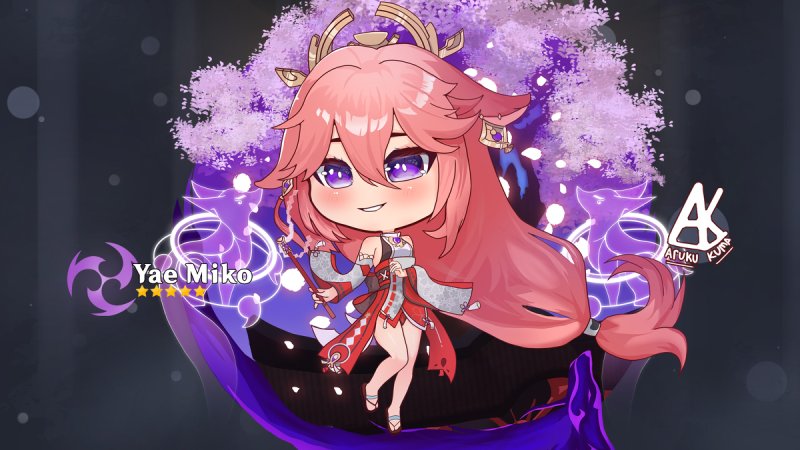 Yae Miko chibi 4