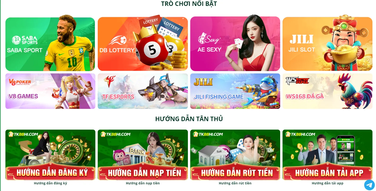 Các tính năng nổi bật vượt trội tại TK88